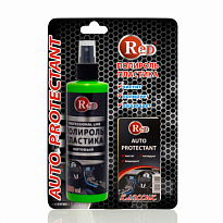  RED R4260 Полироль пластика матовый с губкой "Классик" 250мл в бл. 1шт./12шт.